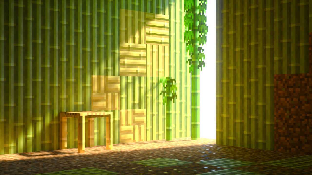 Vanilla RTX Normals Showcase Image Bamboo