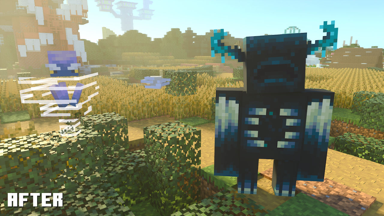 Vanilla RTX - Breeze and Black Entities Fix - Minecraft RTX Bug Fixes & Enhancements