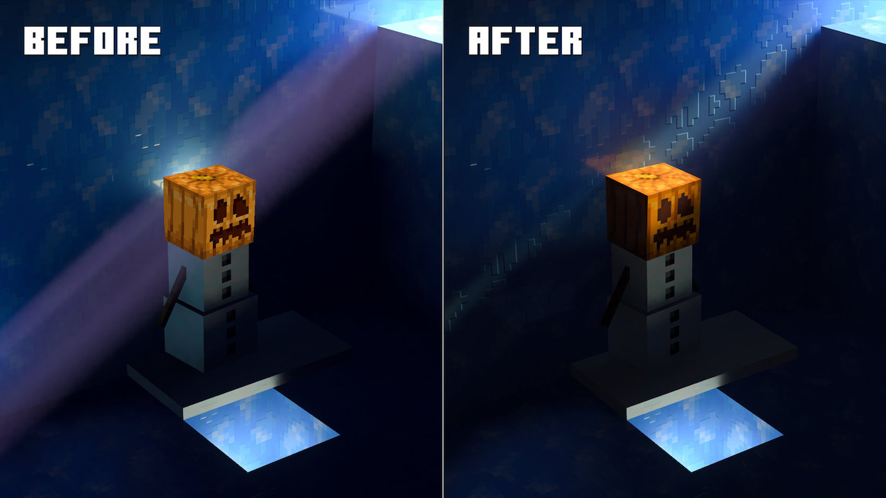 Vanilla RTX - Snow Golem Rasterization Fix - Minecraft RTX Bug Fixes & Enhancements